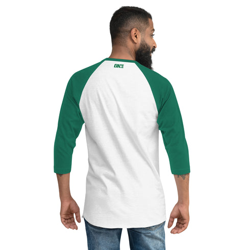 1STAR Emerald Logo 3/4 Sleeve Raglan T-Shirt